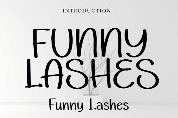Adding Character to Digital Layouts with the Funny Lashes Font