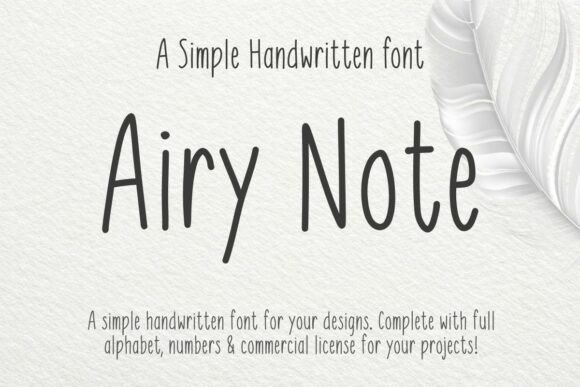 Airy Note: The Font That Makes Campaign Messages Feel Personal