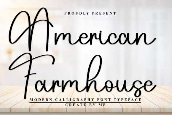 American Farmhouse: A Rustic Script with a Steady Hand