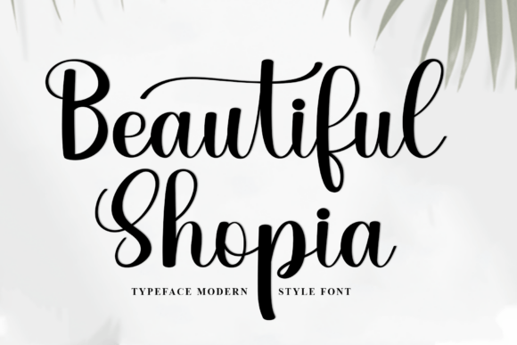 Beautiful Shopia: A Whimsical Font Review for Brand Design