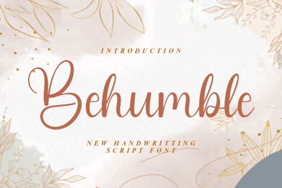 Behumble: A Festive Font for Enchanting Brand Identities