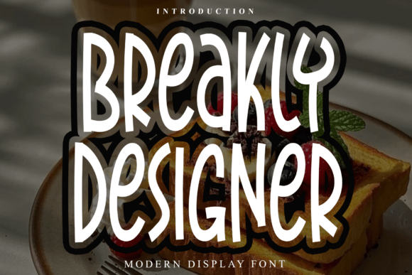 Breakly Designer: A Modern Font for Digital Clarity