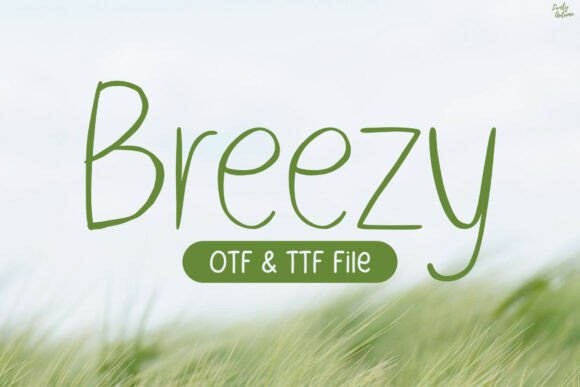 Embracing the Handmade Charm: Designing with the Breezy Font