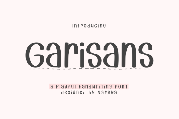 Garisans: A Playful Handwriting Font for Modern Digital Brands