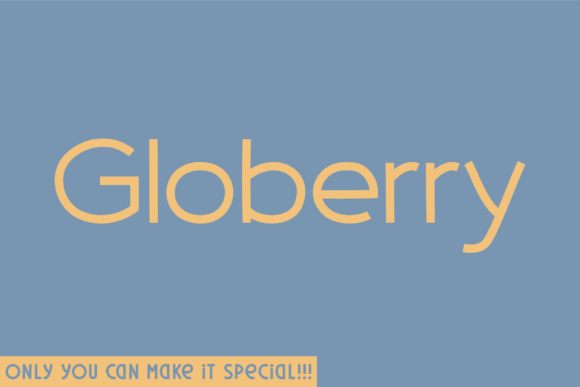 Globerry: A Handwritten Font That Feels Naturally Unfiltered