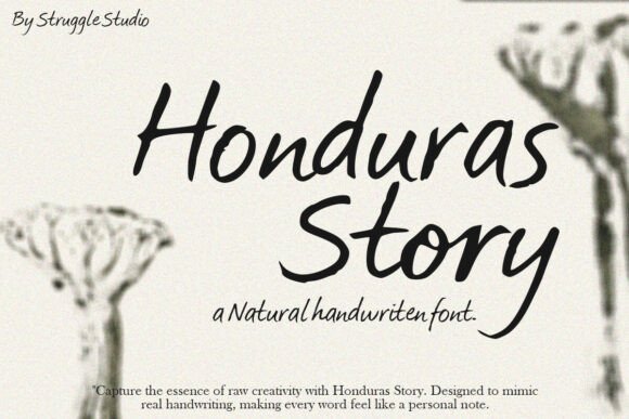 Honduras Story Font: A Canvas for Editorial Warmth