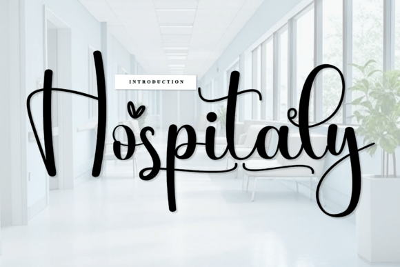 Hospitaly: A Script Font for Calm and Characterful Editorial Design