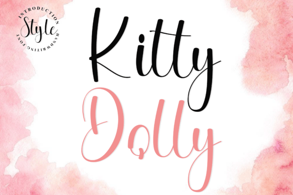 Kitty Dolly: A Modern Handwritten Font for Crisp Branding