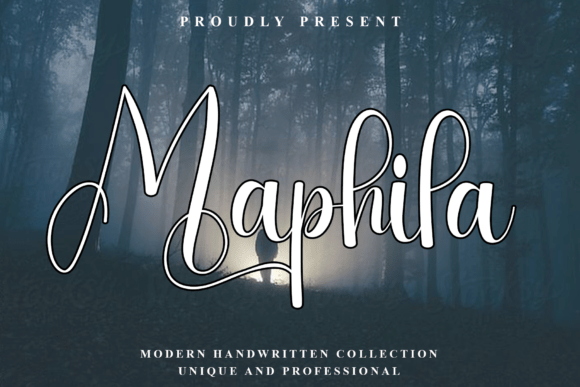 Maphila: A Font That Gives Your Brand an Autumnal Glow