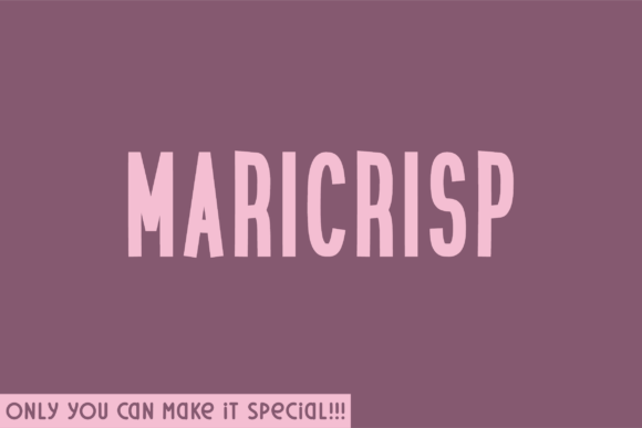 Maricrisp: A Natural Handwritten Font for Authentic Web Design