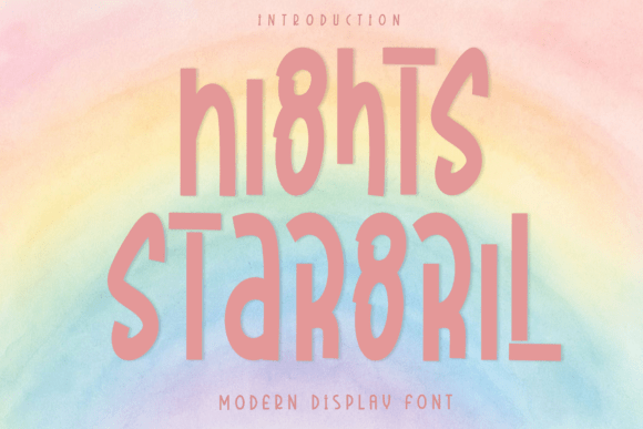 Nights Stargril: A Font Designed for Elegant Branding