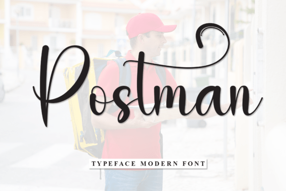 Postman: The Magnetic Script Font for Digital Identity