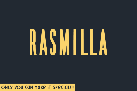 Rasmilla: The Uniquely Natural Handwritten Font for Authentic Brands