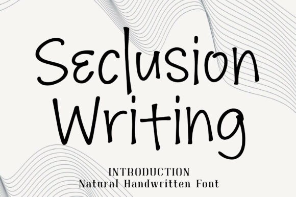 Seclusion Writing: The Perfect Font for Editorial Design