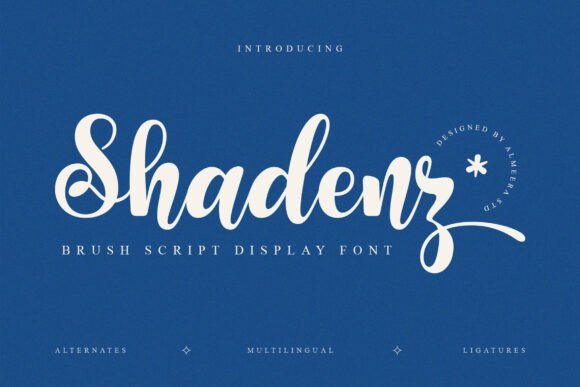 Shadenz Font: Bringing Your Brand's Warmth to Life