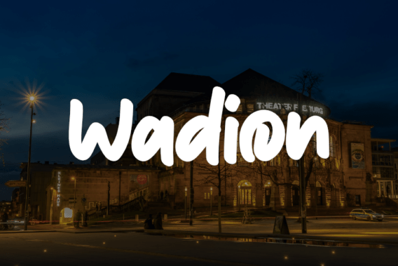 Wadion: A Typeface That Settles Into Your Editorial Vision