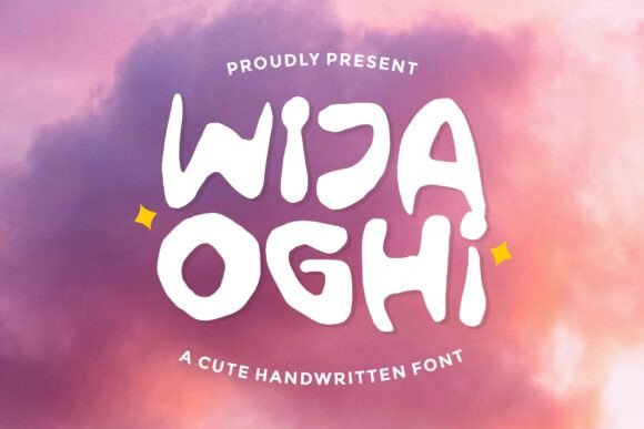 Wija Oghi: The Playful Handwritten Font for Campaign Personality